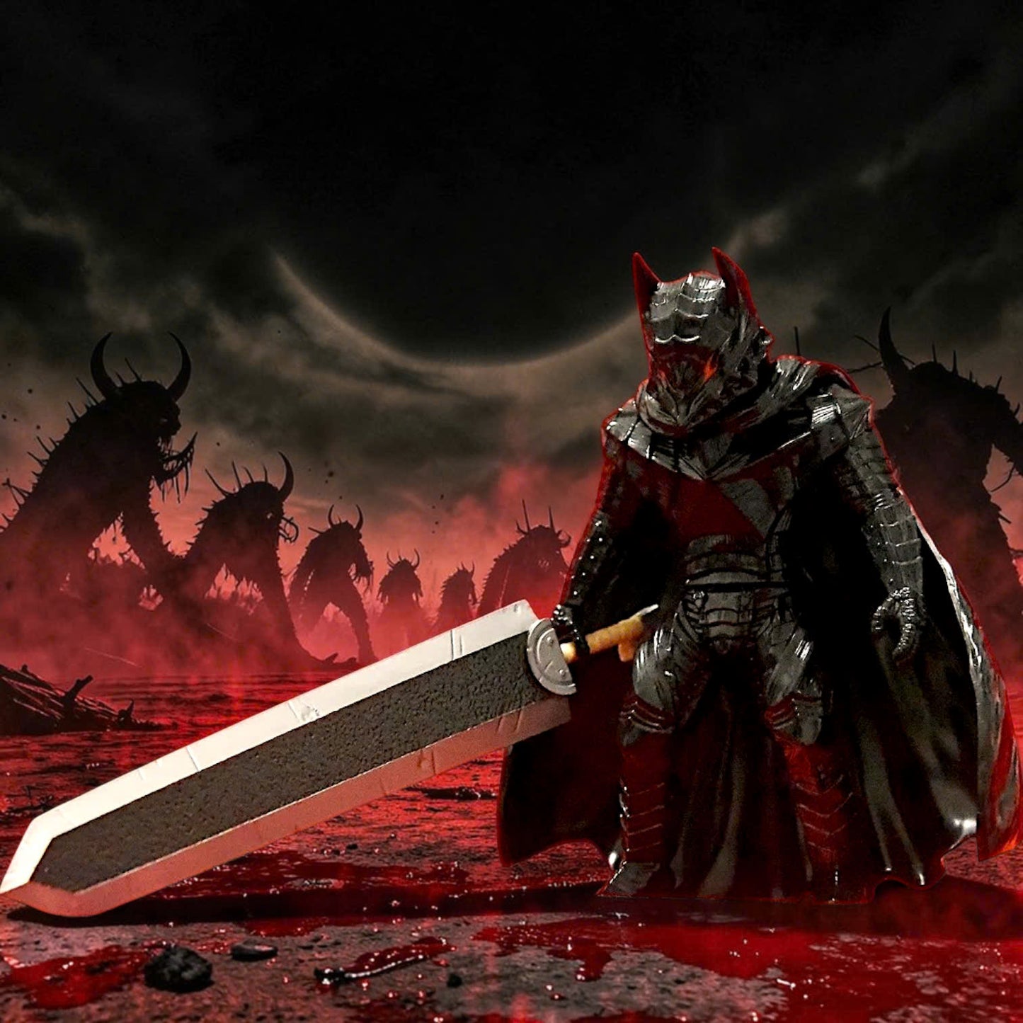 BERSERK GUTS ARMOUR VER + WEAPON SET BY 130GO130GO