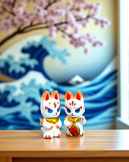 GENKOSHA – LUCKY KITSUNE SET