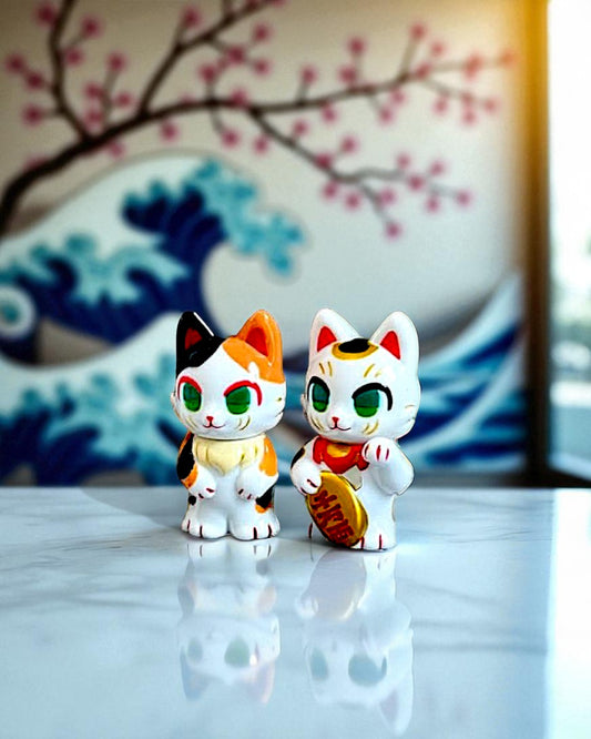 GENKOSHA – LUCKY CAT SET