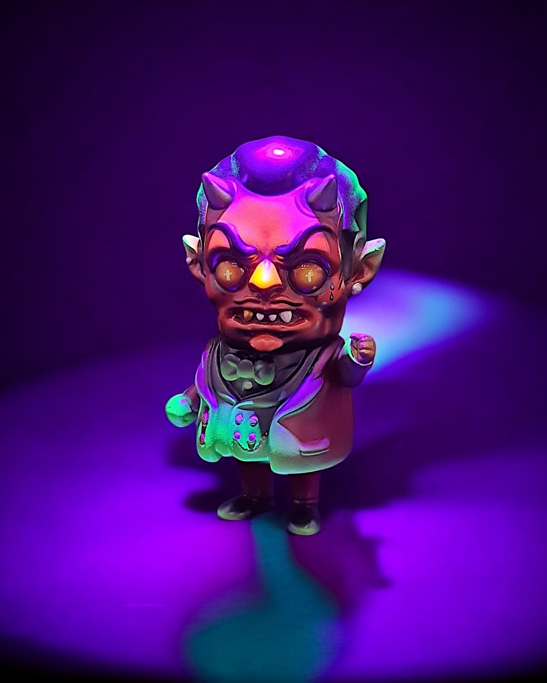 MR.SATAN SOFUBI BY CRACK 3X ( ONEOFF PAINTED )